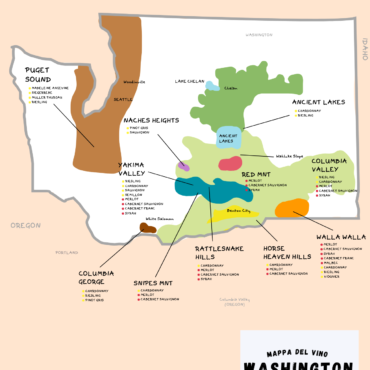 Wine Map Washington