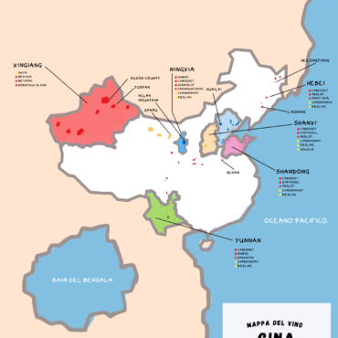 Wine Map Cina