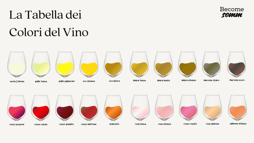 i colori del vino